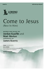 Come to Jesus SATB choral sheet music cover